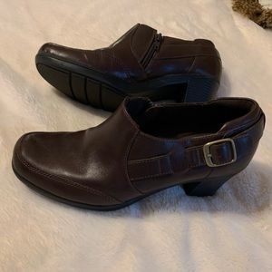 Clark’s bendable bootie boots